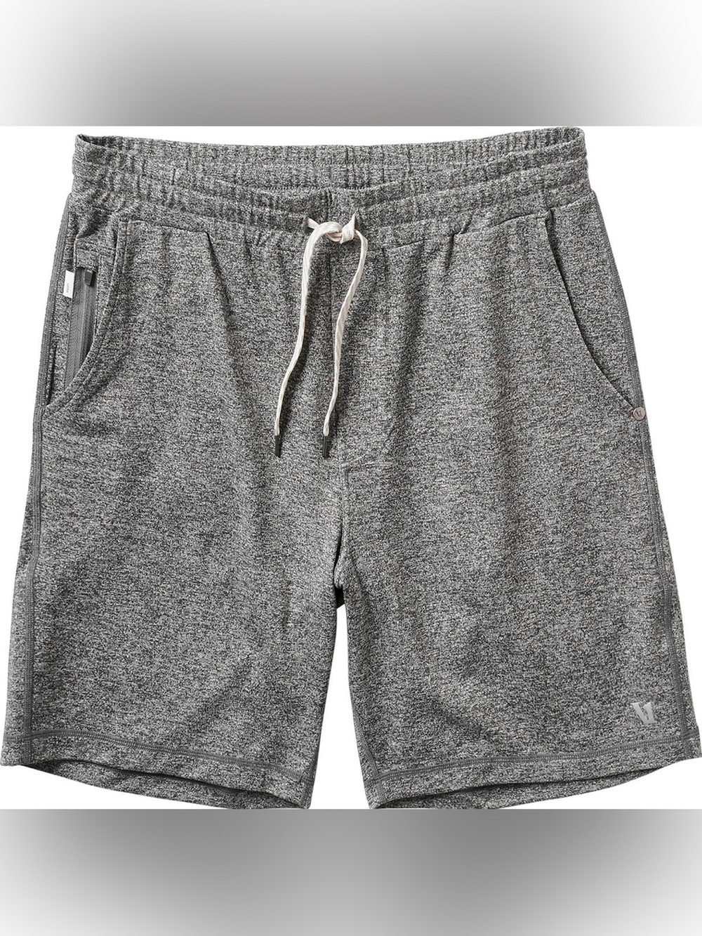 Vuori Ponto Shorts Men’s Gray Linerless 7” Inseam- S